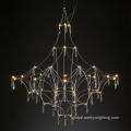 Luxury Chandelier New interior design floating crystal led light chandeliers Manufactory